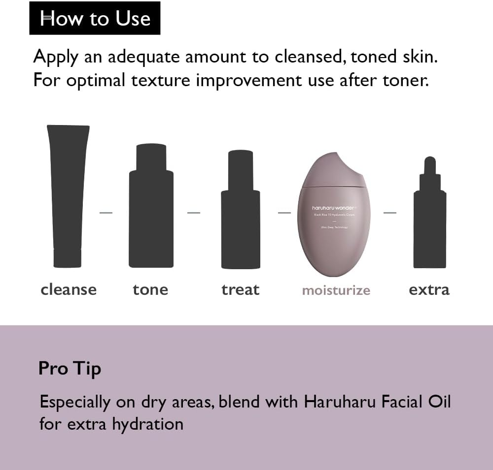 HARUHARU WONDER Black Rice Hyaluronic Cream 50ml Health & Beauty oceanbuy beauty markham toronto free ship USA asian korean skincare