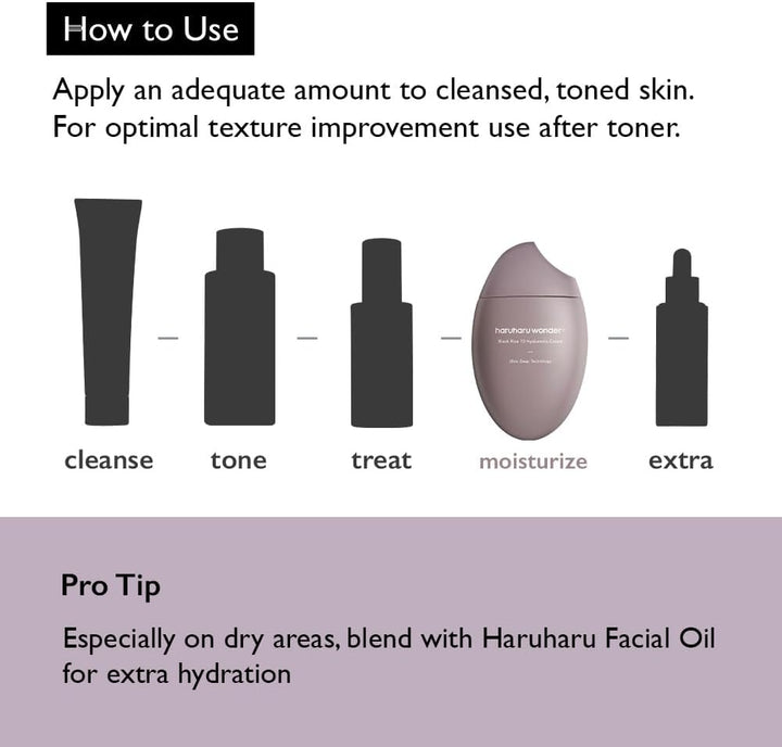 HARUHARU WONDER Black Rice Hyaluronic Cream 50ml Health & Beauty oceanbuy beauty markham toronto free ship USA asian korean skincare