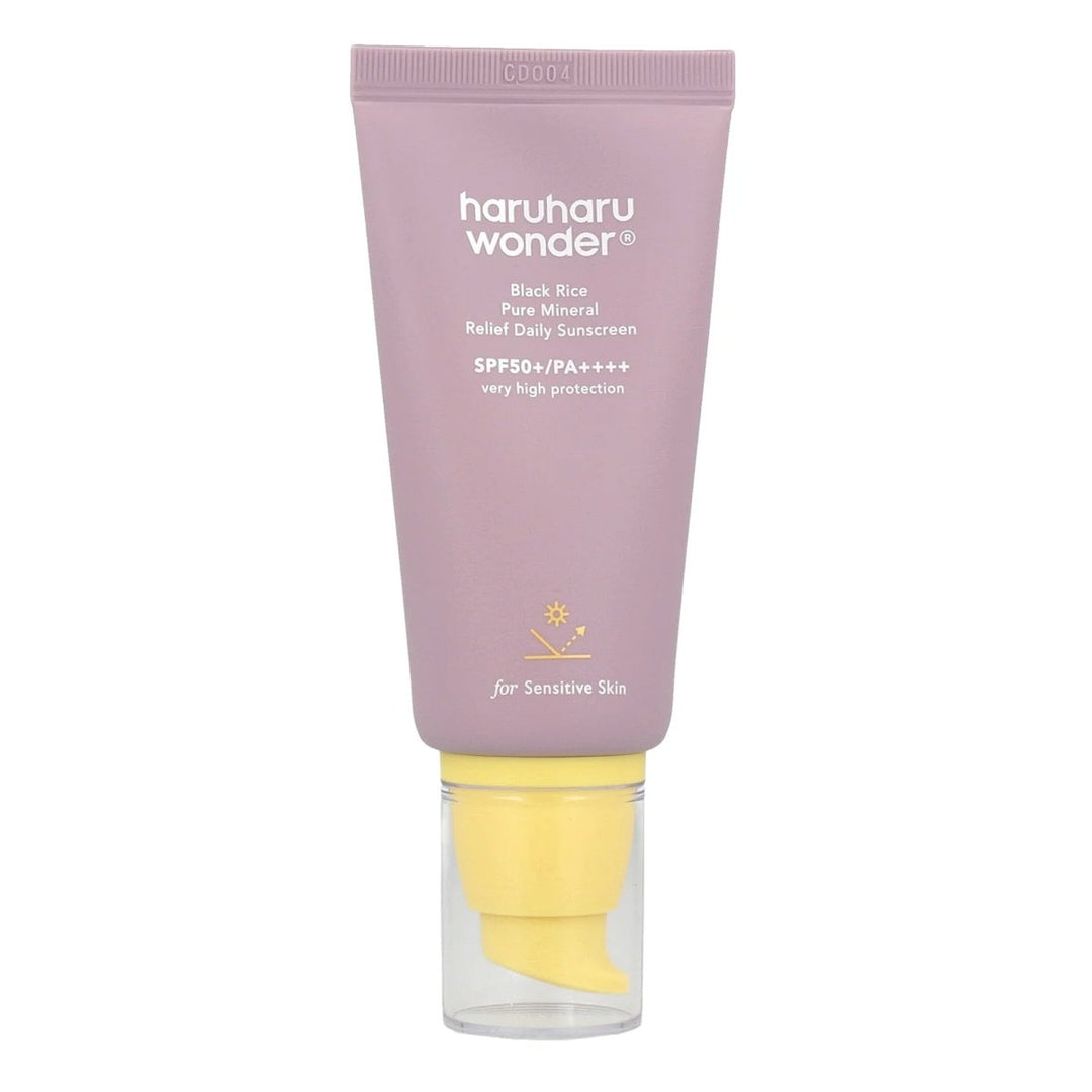 HARUHARU WONDER Black Rice Pure Mineral Relief Daily Sunscreen SPF50+ PA++++ 50ml Health & Beauty oceanbuy beauty markham toronto free ship USA asian korean skincare