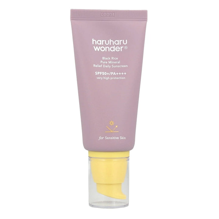 HARUHARU WONDER Black Rice Pure Mineral Relief Daily Sunscreen SPF50+ PA++++ 50ml Health & Beauty oceanbuy beauty markham toronto free ship USA asian korean skincare