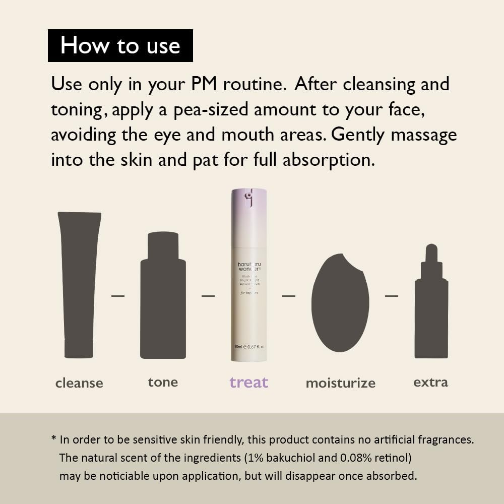 HARUHARU WONDER Black Rice Night Knight Retinol Serum 20ml Health & Beauty