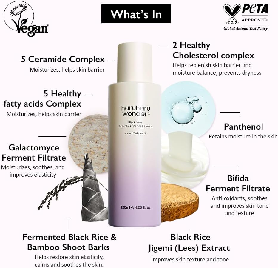 HARUHARU WONDER Black Rice Probiotics Essence 120ml Health & Beauty