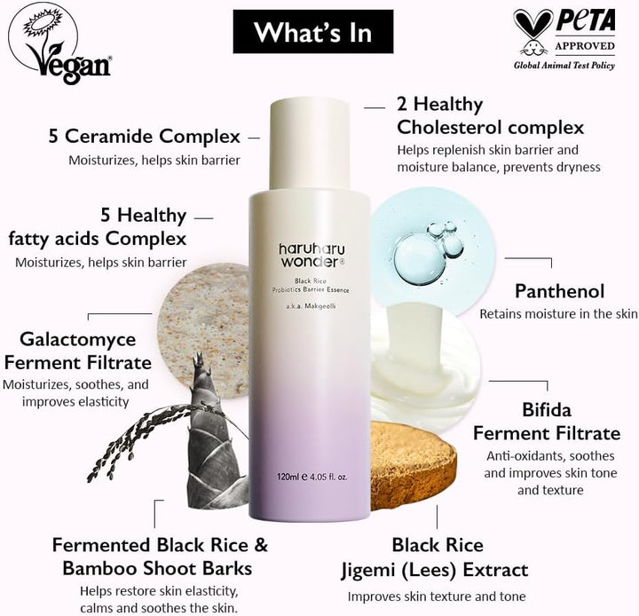 HARUHARU WONDER Black Rice Probiotics Essence 120ml Health & Beauty