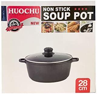 HUOCHU Nonstick Soup Pot Die - Casting Aluminum Dishwasher Safe Die Cast Aluminum Cookware 28cm oceanbuy.ca markham toronto free ship USA asian korean skincare