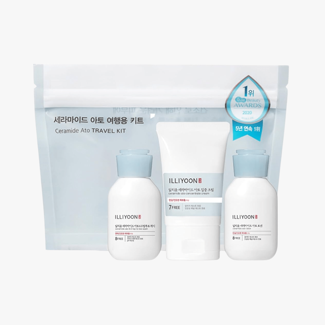 ILLIYOON Ceramide Ato Travel Kit (3 Items) Skincare Set 1