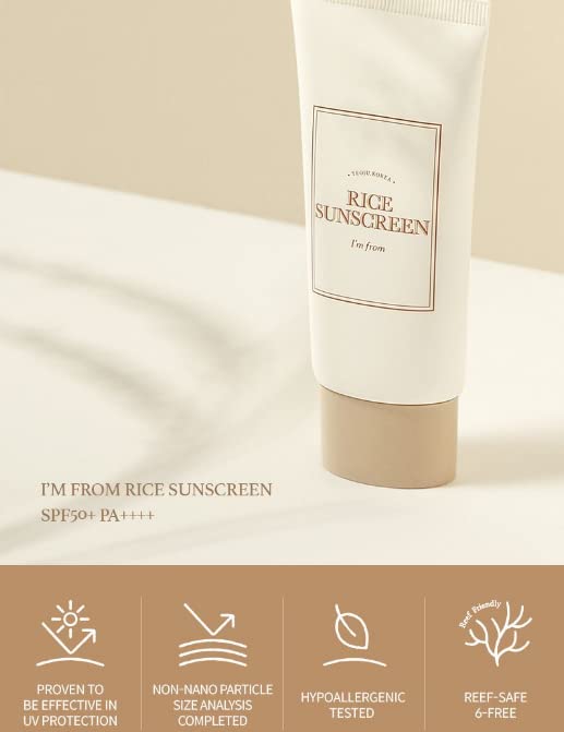 I’M FROM Rice Sunscreen SPF 50+ PA++++ 50ml Health & Beauty
