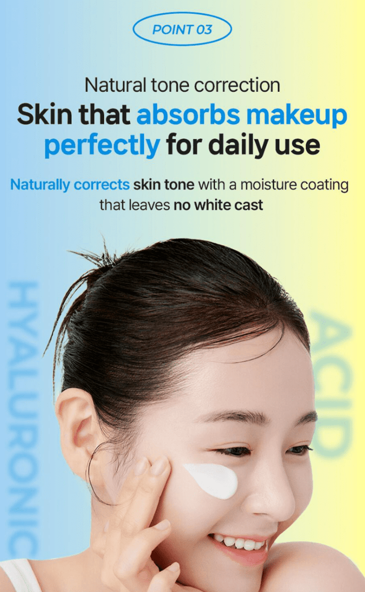 ISNTREE Hyaluronic Acid Natural Sunscreen SPF50+ PA++++ 50ml (NPN 80121023) Health & Beauty Kbeauty markham toronto free ship USA asian korean