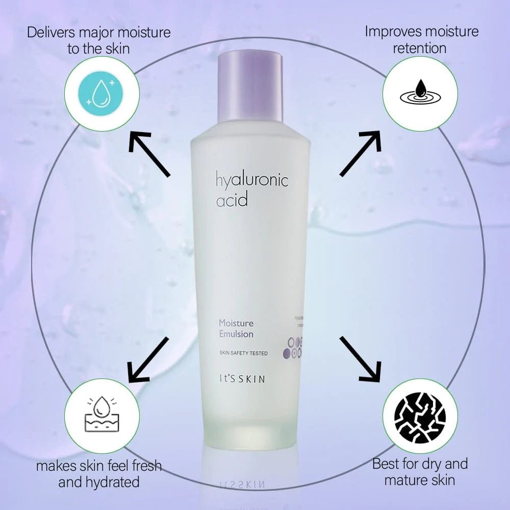 IT'S SKIN Hyaluronic Acid Moisture Emulsion Health & Beauty oceanbuy.ca markham toronto free ship USA asian korean skincare