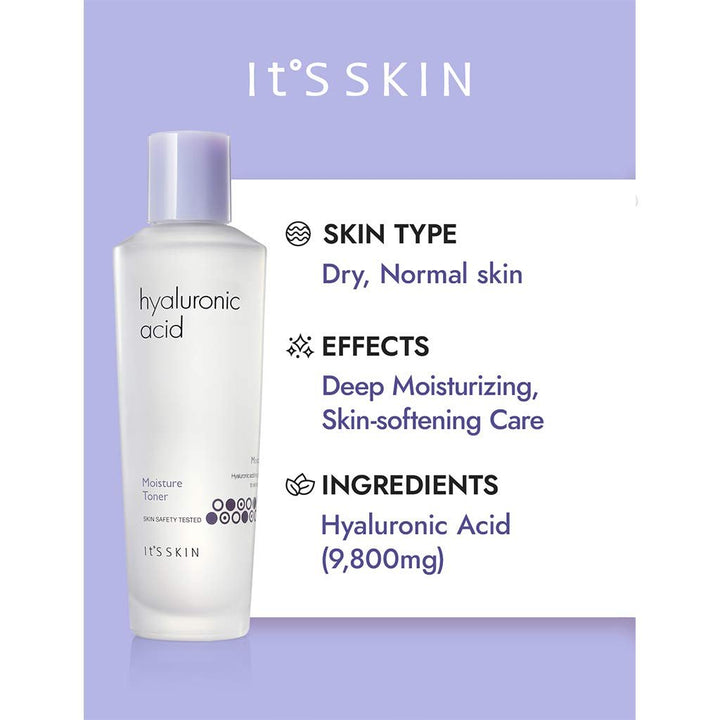 IT’S SKIN Hyaluronic Acid Moisture Toner 150ml Health & Beauty oceanbuy beauty markham toronto free ship USA asian korean skincare