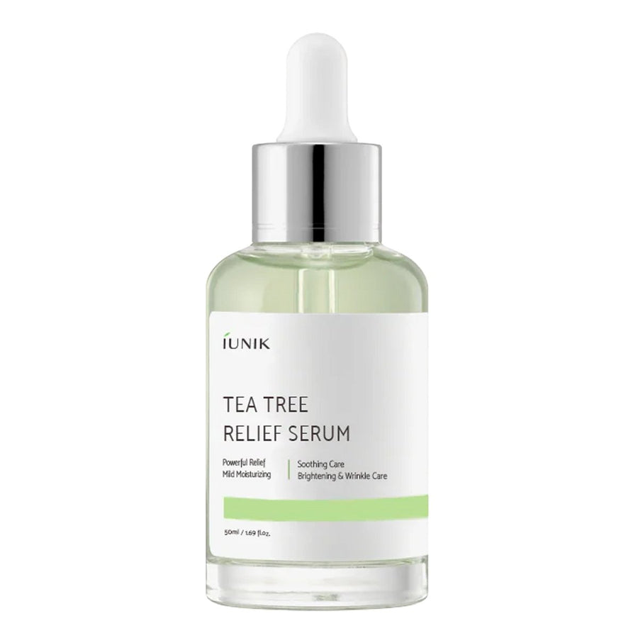 iUNIK Tea Tree Relief Serum 50ml product bottle – iunik tea tree serum