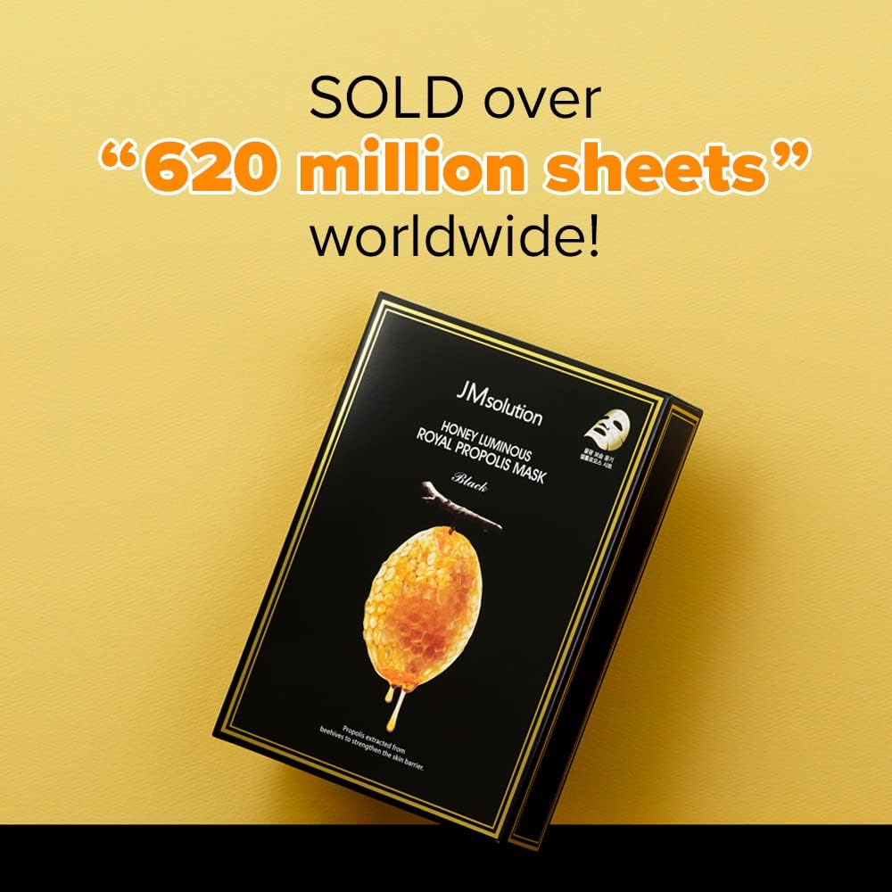 JM SOLUTION Honey Luminous Royal Propolis Mask 10Pcs Health & Beauty oceanbuy beauty markham toronto free ship USA asian korean skincare