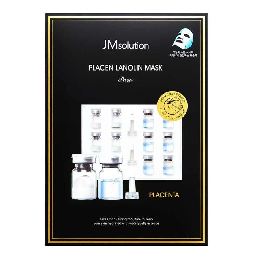 JM SOLUTION Placen Lanolin Mask 10Pcs Health & Beauty oceanbuy beauty markham toronto free ship USA asian korean skincare