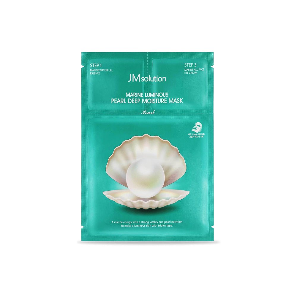 JM Solution Marine Luminous Pearl Deep Moisture Mask 10pcs oceanbuy.ca markham toronto free ship USA asian korean skincare