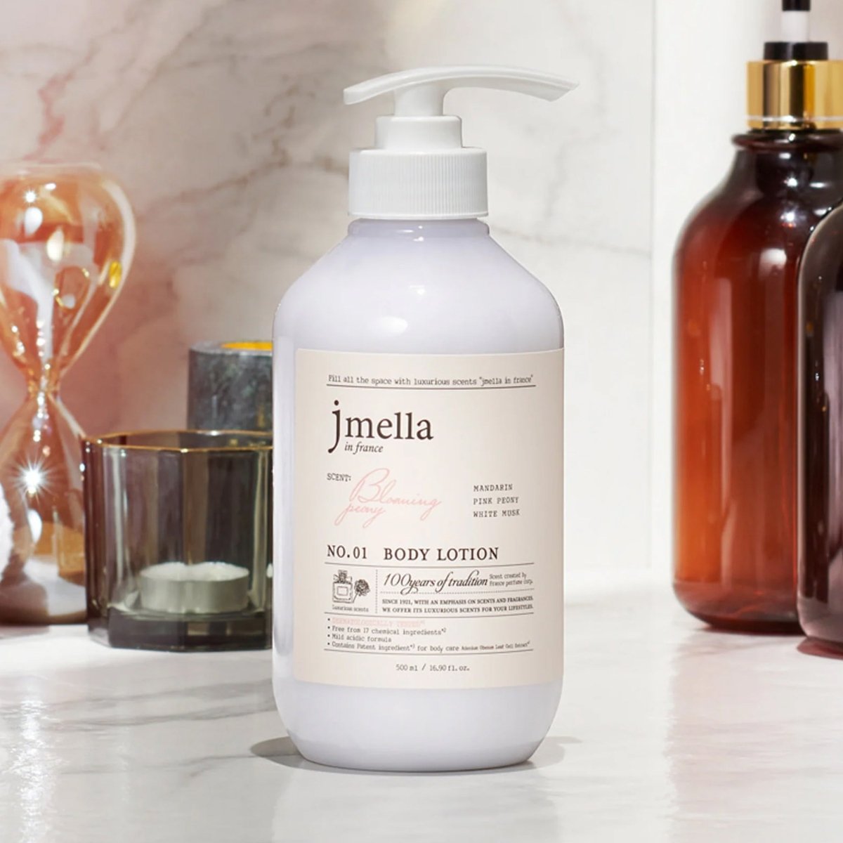 JMELLA IN FRANCE Body Lotion 500ml - No.1 Blooming Peony Health & Beauty oceanbuy beauty markham toronto free ship USA asian korean skincare