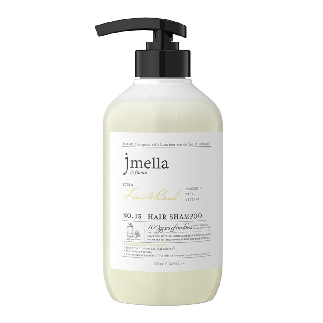 JMELLA In France Hair Shampoo 500ml - No.03 Lime & Basil Hair Care oceanbuy beauty markham toronto free ship USA asian korean skincare