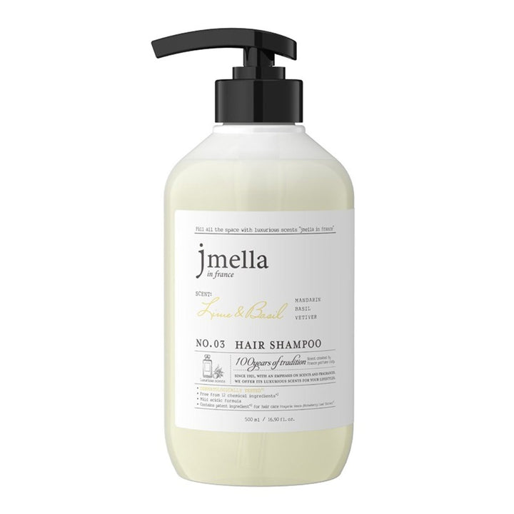 JMELLA In France Hair Shampoo 500ml - No.03 Lime & Basil Hair Care oceanbuy beauty markham toronto free ship USA asian korean skincare