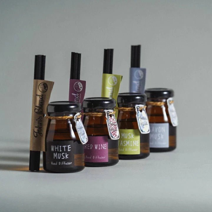 JOHN'S BLEND Mini Reed Diffuser 50ml - White Musk Home & Garden oceanbuy beauty markham toronto free ship USA asian korean skincare