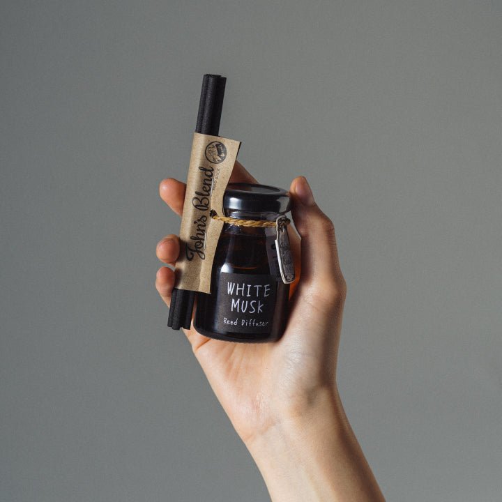 JOHN'S BLEND Mini Reed Diffuser 50ml - White Musk Home & Garden oceanbuy beauty markham toronto free ship USA asian korean skincare