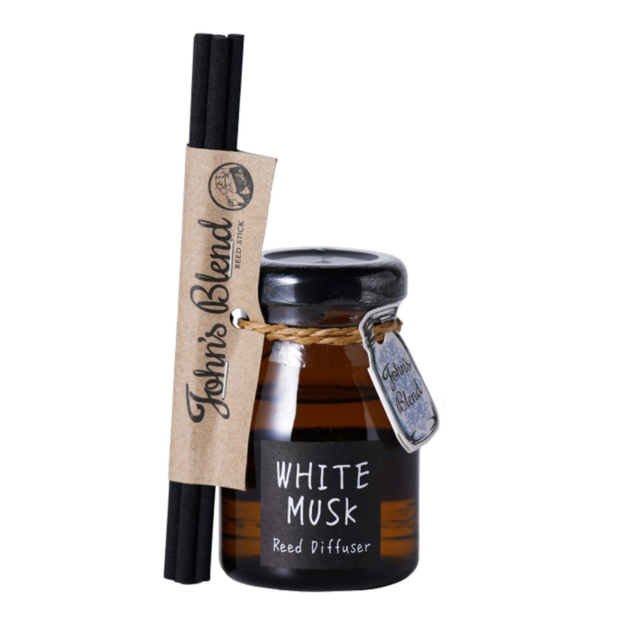 JOHN'S BLEND Mini Reed Diffuser 50ml - White Musk Home & Garden oceanbuy beauty markham toronto free ship USA asian korean skincare