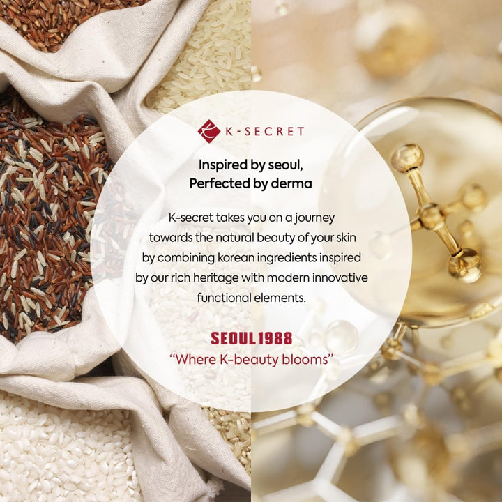 K - SECRET Seoul 1988 Essence: Snail Mucin 97% + Rice 100ml Health & Beauty