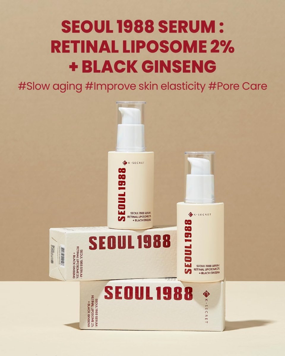 K - SECRET Seoul 1988 Serum: Retinal Liposome 2% + Black Gingeng 30ml Health & Beauty