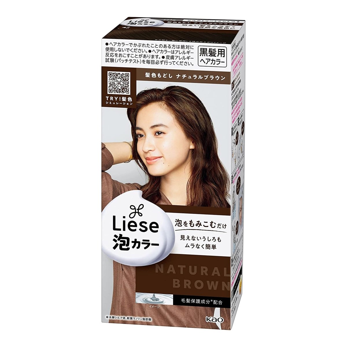 KAO Liese Creamy Bubble Hair Dye Color Natural Series - 8 Types to Choose Hair Care oceanbuy beauty markham toronto free ship USA asian korean skincare