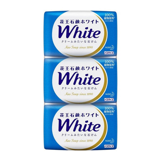 KAO White Creamy Soap Bar 130g*3Pcs - White Floral Scent Health & Beauty oceanbuy.ca markham toronto free ship USA asian korean skincare