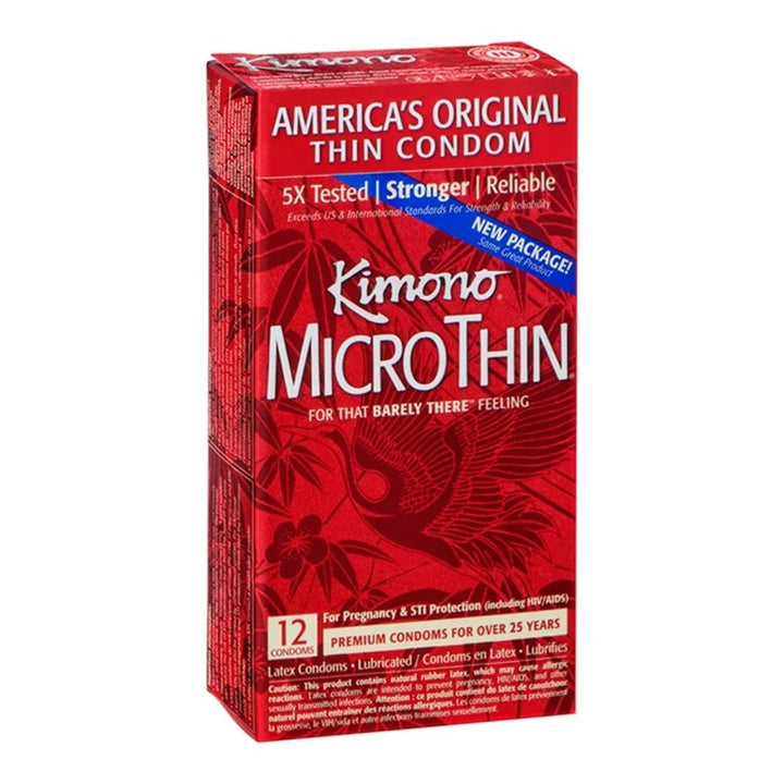 KIMONO Mirco Thin Condoms 12Pcs Health & Beauty