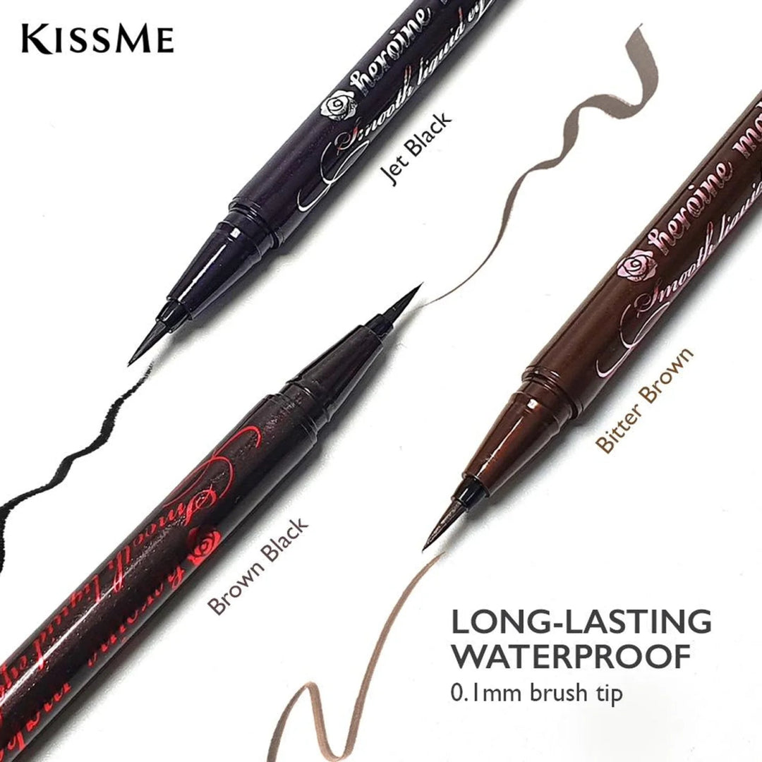 KISS ME Heroine Make Smooth Liquid Eyeliner - 3 Colors to Choose Eye Makeup oceanbuy beauty markham toronto free ship USA asian korean skincare