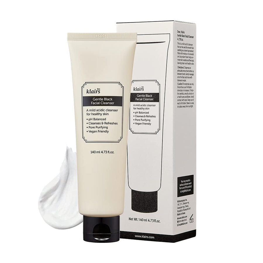 KLAIRS Gentle Black Facial Cleanser 140ml Facial Cleanser 1