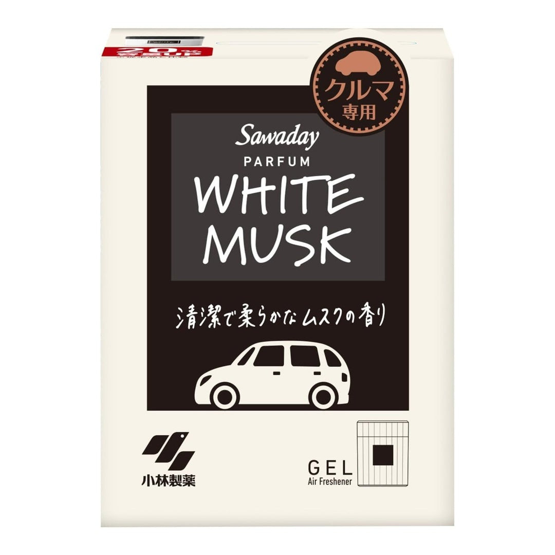 KOBAYASHI Sawaday Car Gel Parfum 110g - White Musk Home & Garden oceanbuy beauty markham toronto free ship USA asian korean skincare