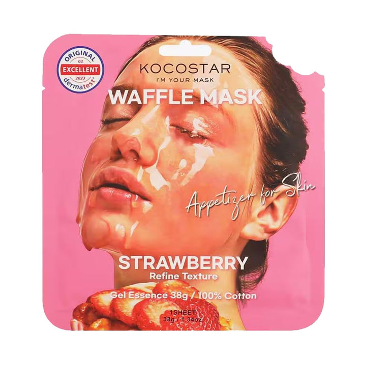 KOCOSTAR Waffle Mask 1Pcs - 3 Type to Choose Health & Beauty oceanbuy.ca markham toronto free ship USA asian korean skincare