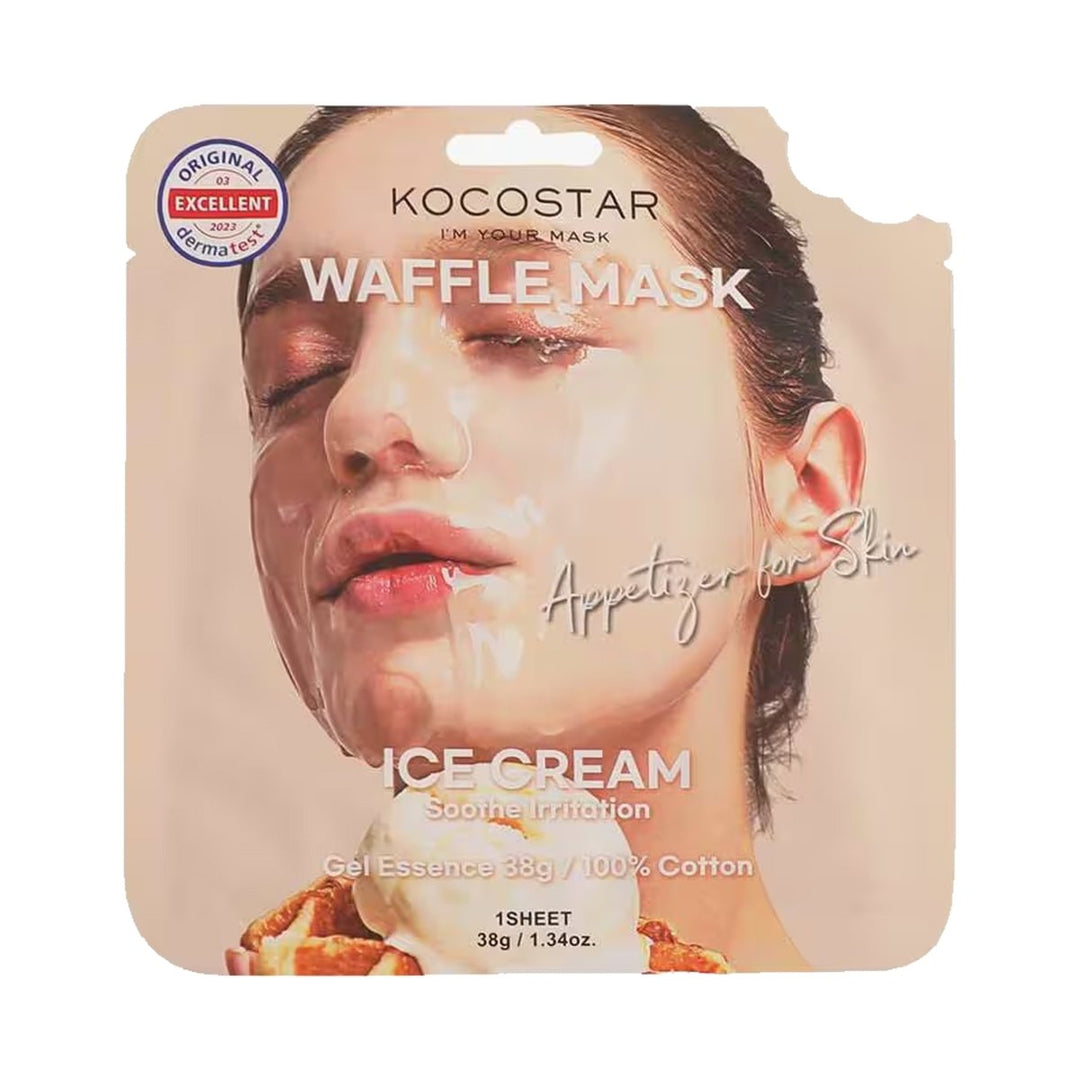 KOCOSTAR Waffle Mask 1Pcs - 3 Type to Choose Health & Beauty oceanbuy.ca markham toronto free ship USA asian korean skincare