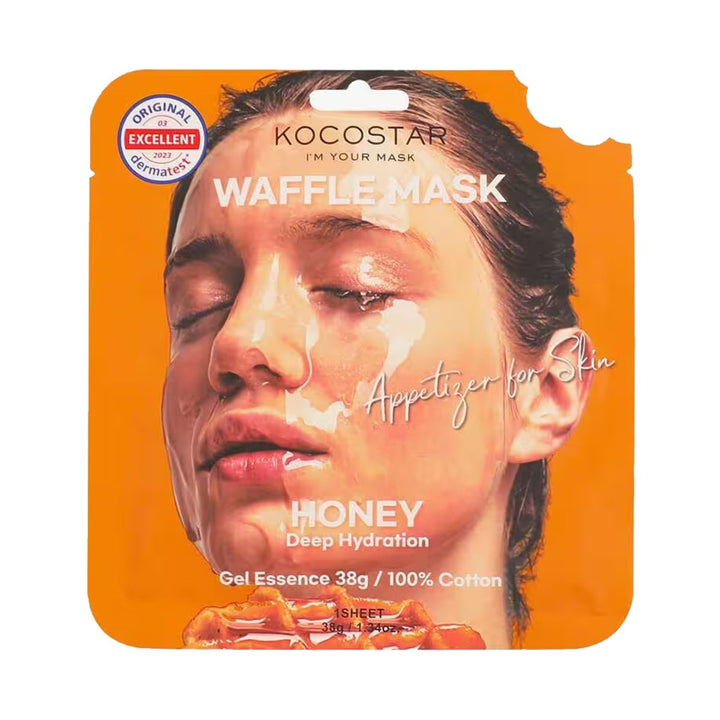 KOCOSTAR Waffle Mask 1Pcs - 3 Type to Choose Health & Beauty oceanbuy.ca markham toronto free ship USA asian korean skincare