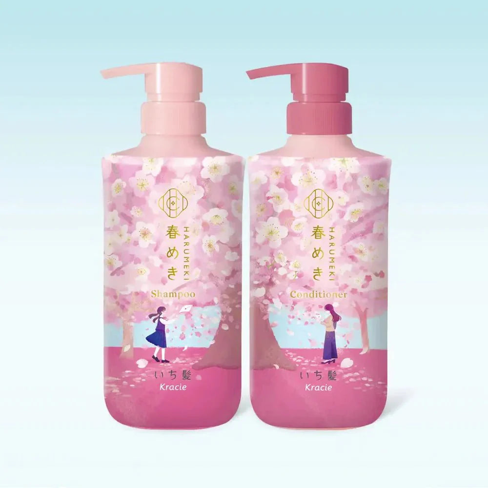 KRACIE Ichikami Spring Limited Edition Shampoo & Conditioner Set Health & Beauty oceanbuy.ca markham toronto free ship USA asian korean skincare