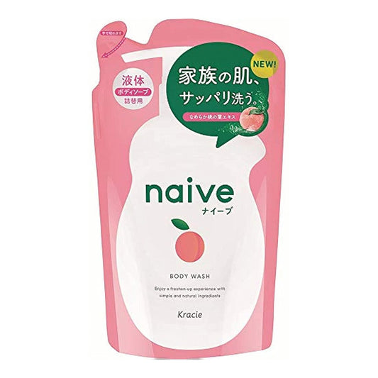 KRACIE Naive Body Wash Refill 380ml - Peach Health & Beauty oceanbuy.ca markham toronto free ship USA asian korean skincare