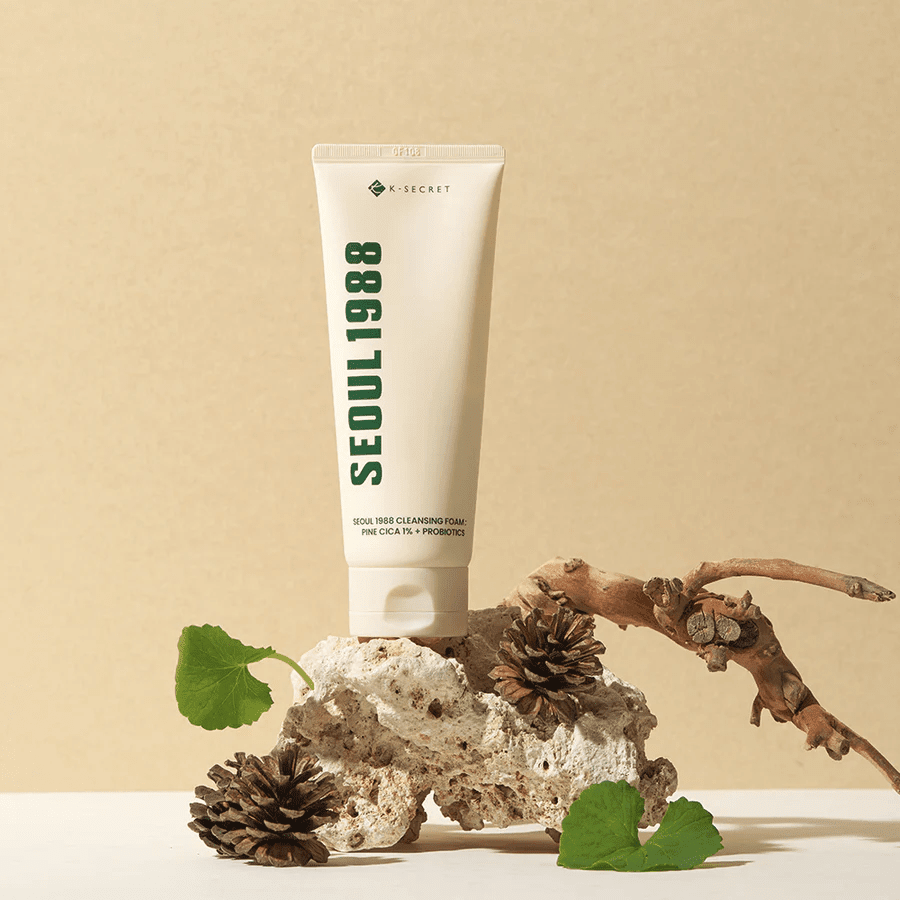 KSECRET SEOUL 1988 Cleansing Foam: Pine Cica 1% + Probiotics 150ml Facial Cleanser 1