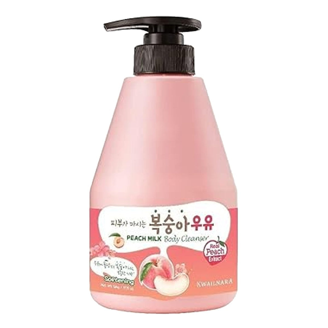 KWAILNARA Milk Body Wash 560g - Peach Health & Beauty Kbeauty markham toronto free ship USA asian korean