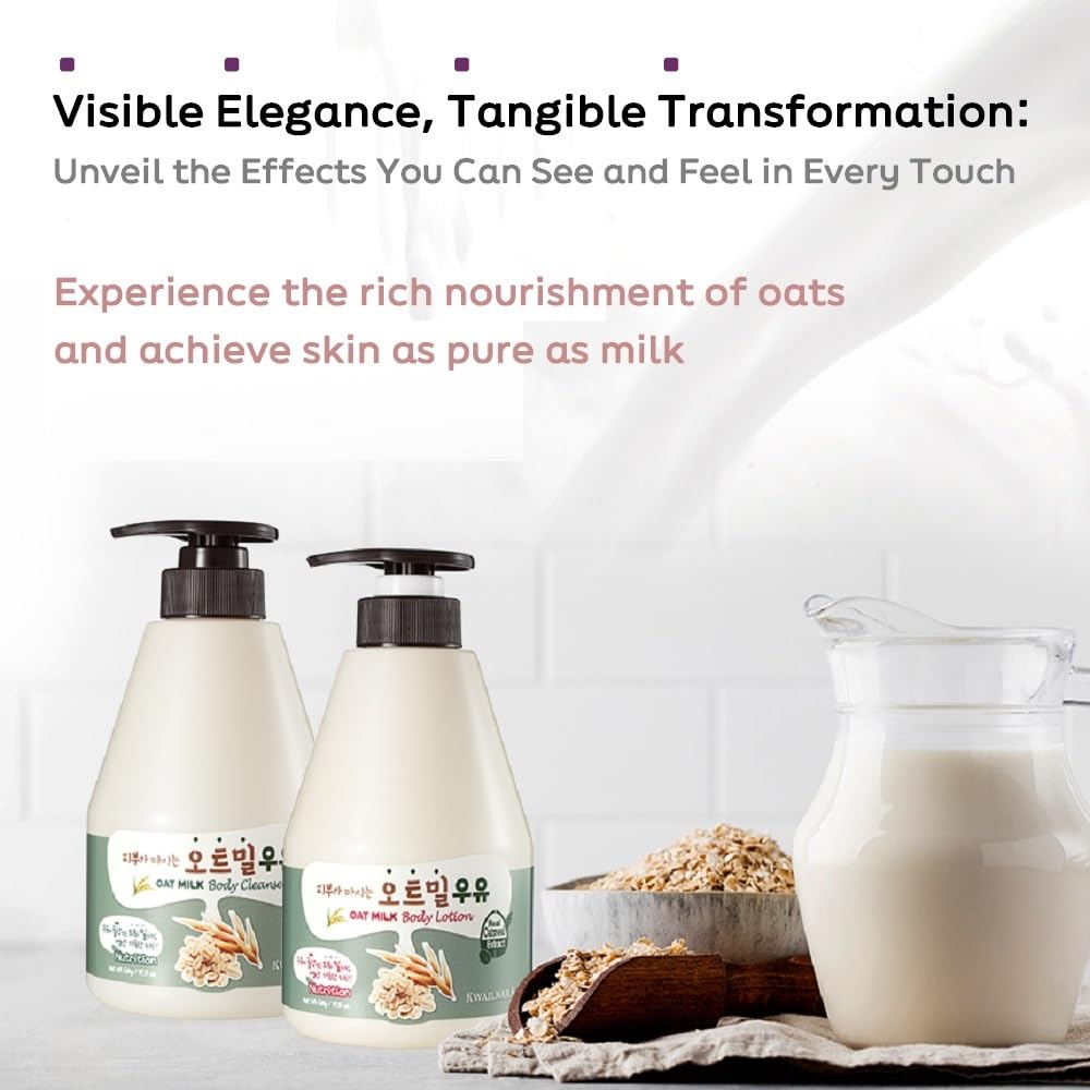 KWAILNARA Oat Milk Body Cleanser 560g Health & Beauty oceanbuy.ca markham toronto free ship USA asian korean skincare