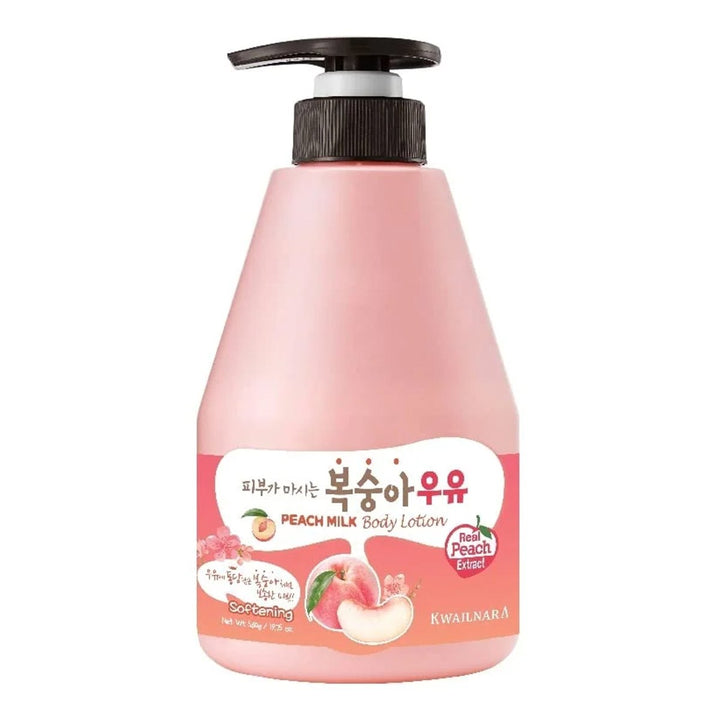 KWAILNARA Milk Body Lotion 560ml - Peach Health & Beauty