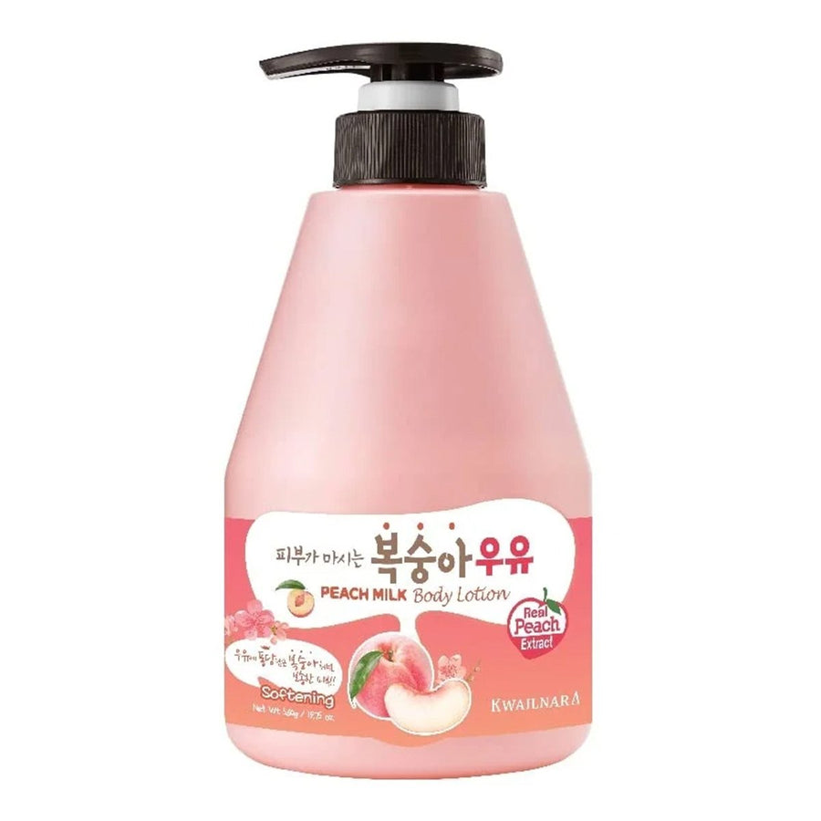 KWAILNARA Milk Body Lotion 560ml - Peach Health & Beauty