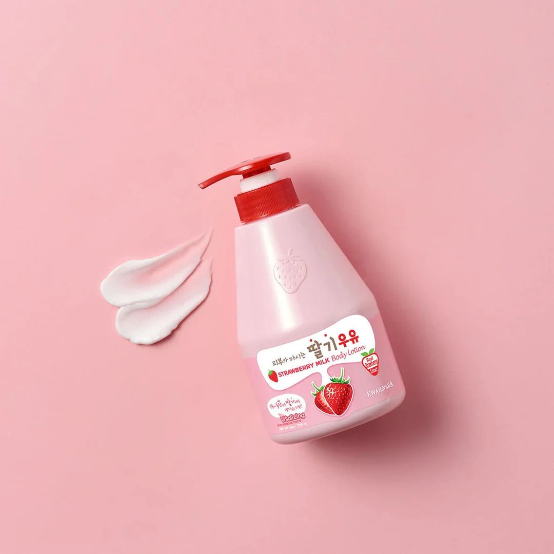 KWAILNARA Milk Body Lotion 560ml - Strawberry Health & Beauty