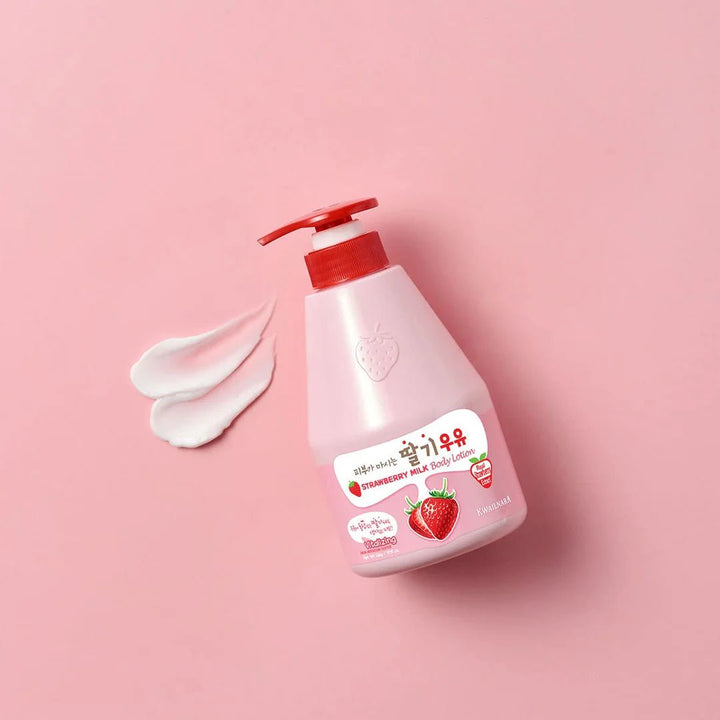 KWAILNARA Milk Body Lotion 560ml - Strawberry Health & Beauty