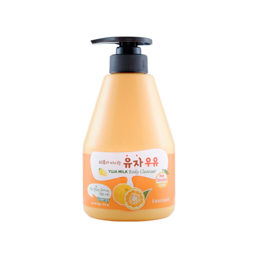 KWAILNARA Yuja Milk Body Cleanser with Yuzu Extract 560g Nourishing Foaming Body Wash body wash 1