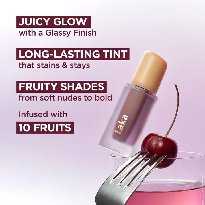 Laka Fruity Glam Tint 4.5g - 24 Color to Choose Health & Beauty