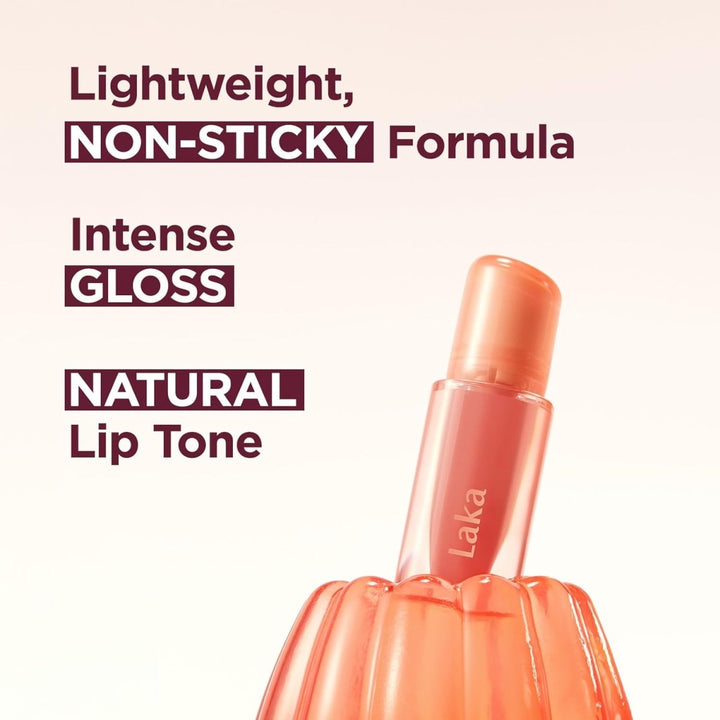 Laka Jelling Nude Gloss 4.5g - 10 Color to Choose Health & Beauty
