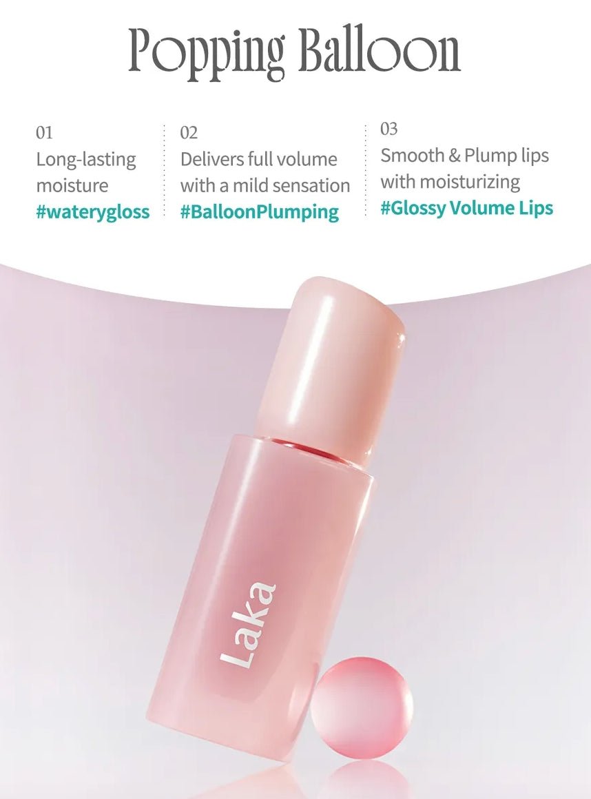 LAKA Popping Balloon Tint 4.5g - 16 Color to Choose Health & Beauty