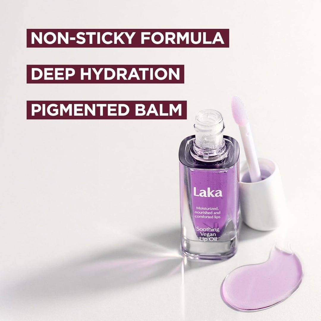 Laka Soothing Vegan Lip Oil 4.5ml - 2 Types to Choose Health & Beauty