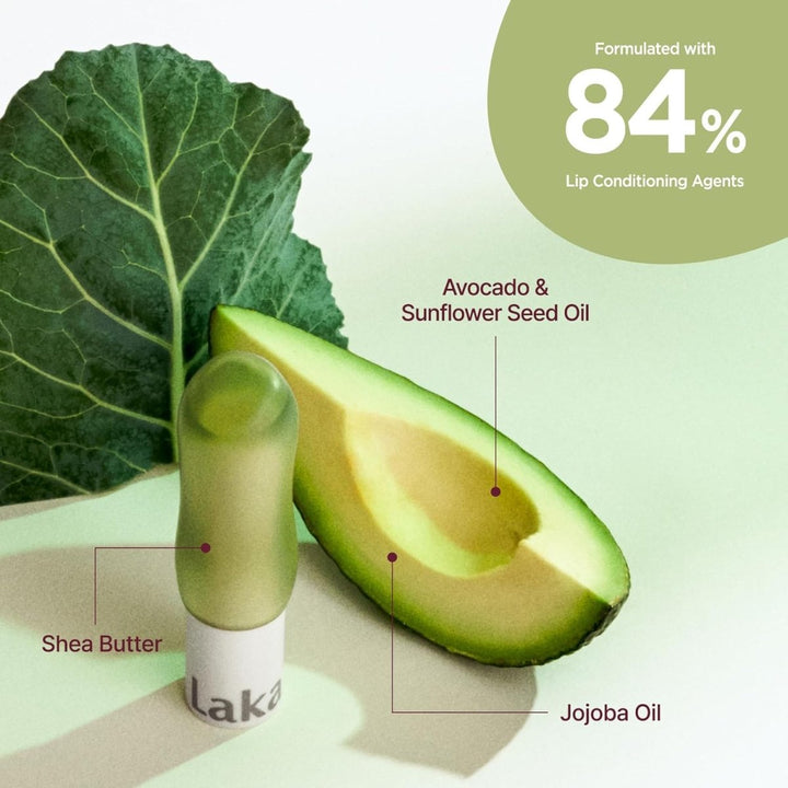 Laka Soul Vegan Lip Balm 3.9g - 4 Color to Choose Health & Beauty