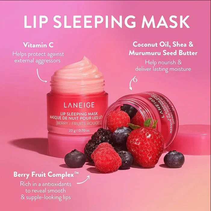 LANEIGE Lip Sleeping Mask 20g - Berry Health & Beauty oceanbuy.ca markham toronto free ship USA asian korean skincare